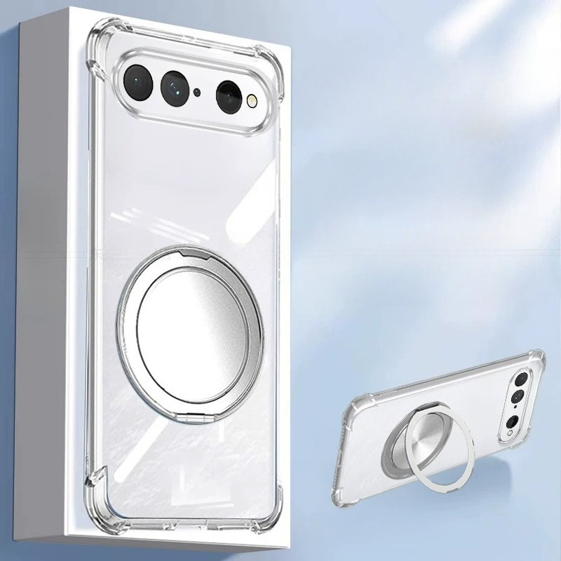 Magnetic Holder Case For Huawe - Clear Shockproof Bumper Case recension och pris