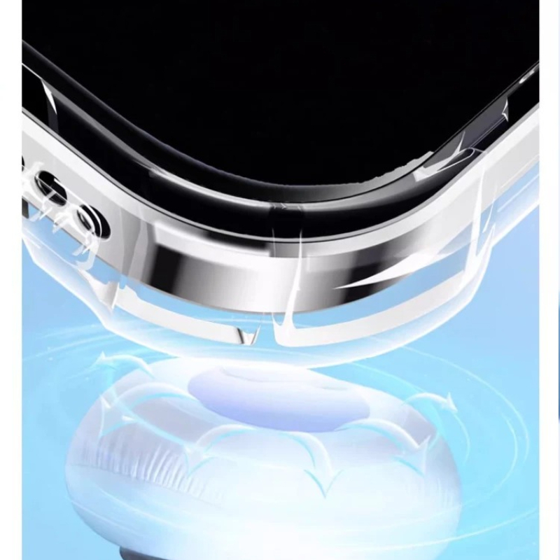 Magnetic Holder Case For Huawe - Clear Shockproof Bumper Case recension och pris