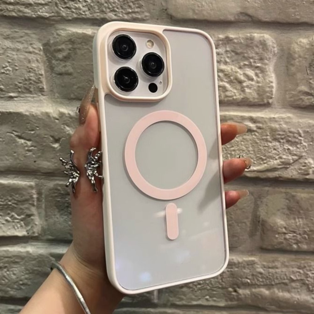 For Magsafe Matte Clear Phone  - Clear Shockproof Bumper Case recension och pris