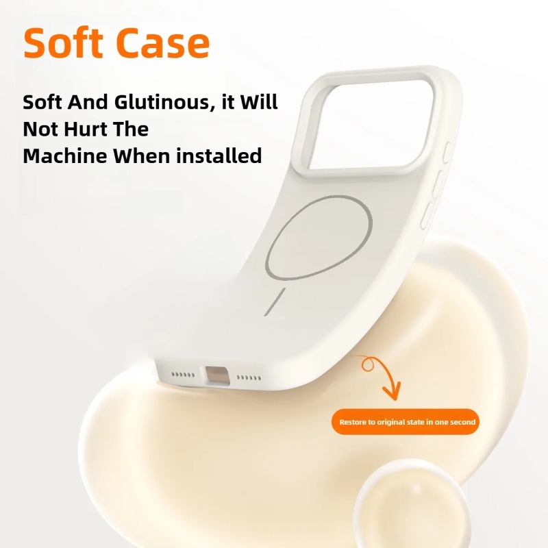 18 ProMax Magnetic Original Li - Liquid Silicone Magnetic Phone Case recension och pris