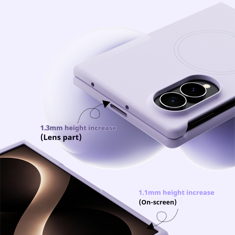 Z Fold8 Liquid Silicone for Ma - Liquid Silicone Magnetic Phone Case recension och pris