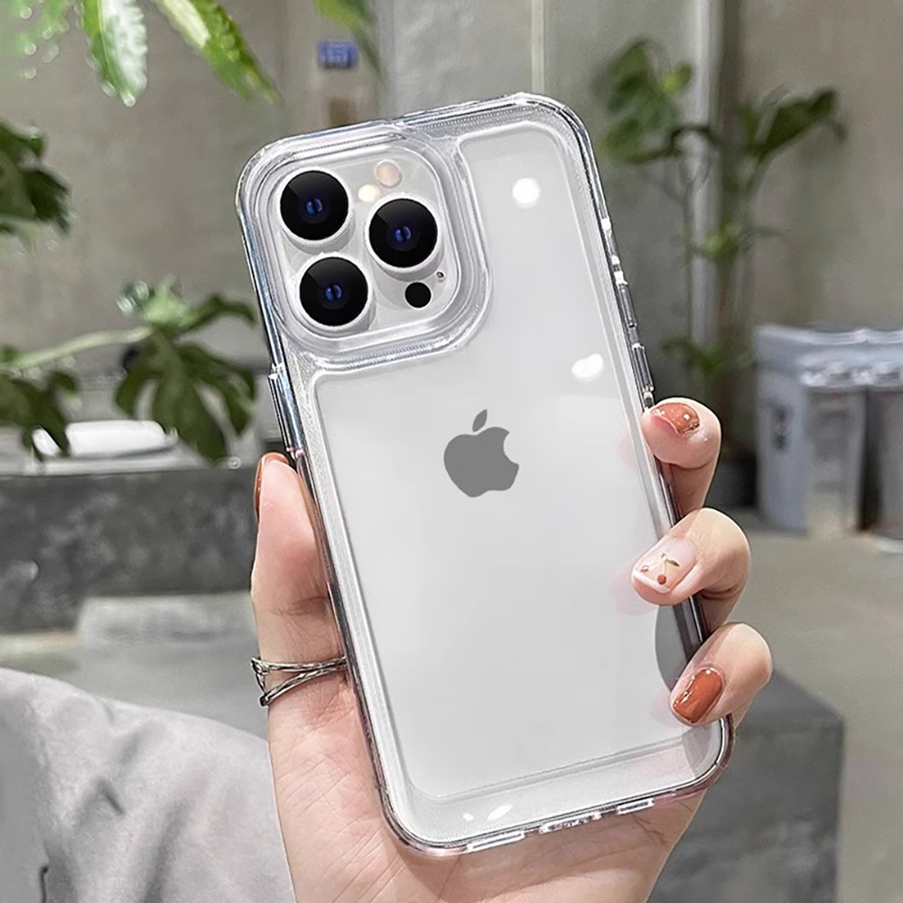 Luxury Phone Case For iPhone   - Clear Shockproof Bumper Case recension och pris