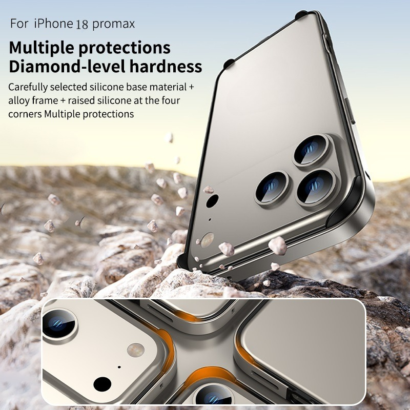 Hybrid Silicone Frame Aluminum - Metal Bumper Aluminum Frame Case recension och pris