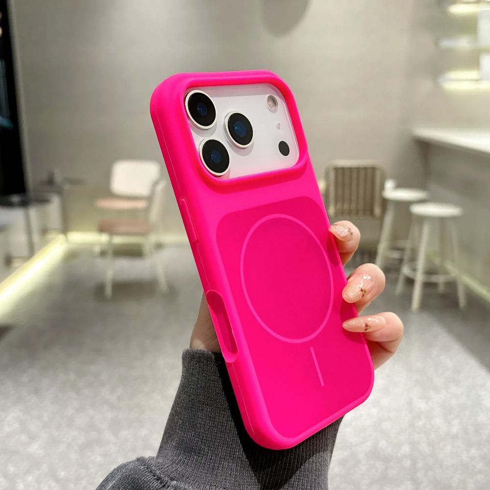 Macaron-color Liquid Silicon M - Liquid Silicone Magnetic Phone Case recension och pris