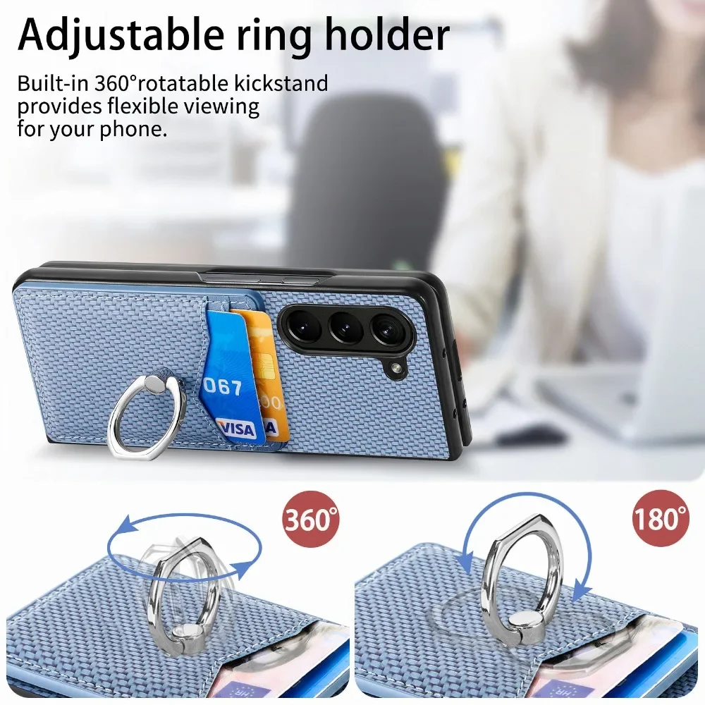 PU Leather Wallet Phone Case f - Leather Wallet Card Holder Phone Cover recension och pris
