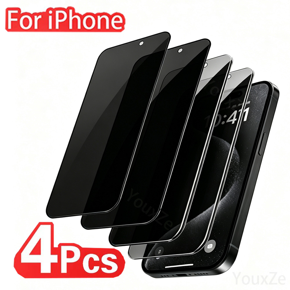 4Pcs Anti Spy Tempered Glass F - Anti Spy Privacy Glass Case recension och pris
