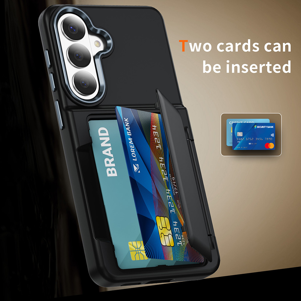 Card Holder Phone Case for Sam - Leather Wallet Card Holder Phone Cover recension och pris